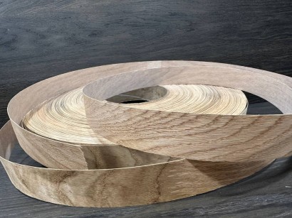 Кромка 23 мм из шпона дуб (с клеем)