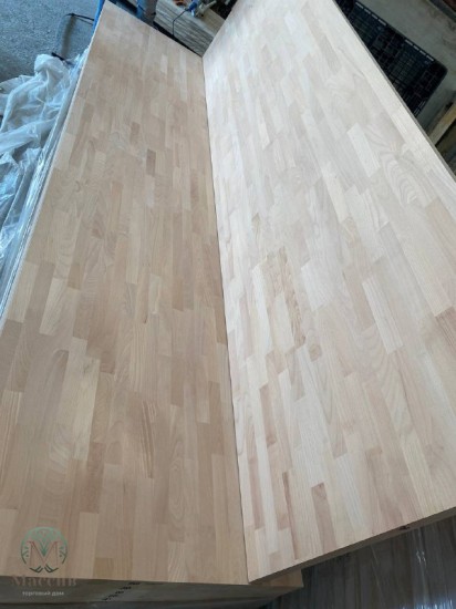 Мебельный щит Бук 40*600*3000 сращенный