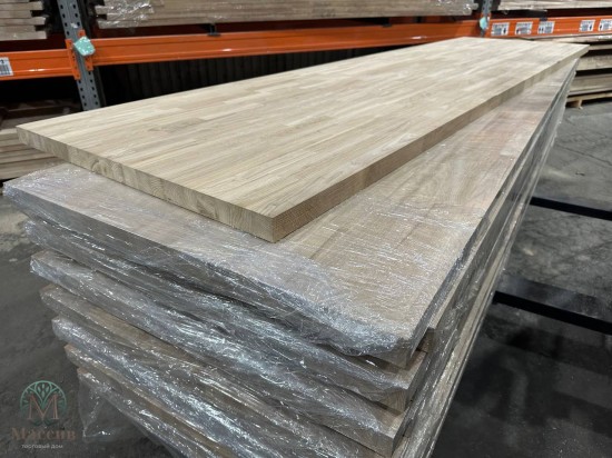 Мебельный щит Дуб сращенный  40*800*3000 АВ
