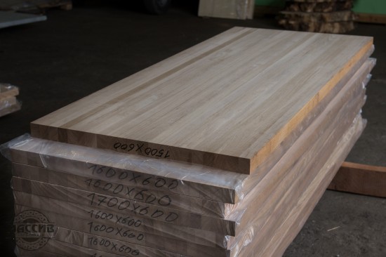 Мебельный щит Дуб цельн. 40*600*1800 АВ