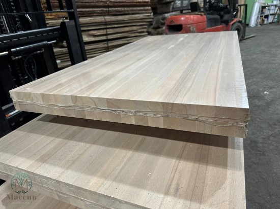 Мебельный щит Бук 40*600*1500 цельноламельный