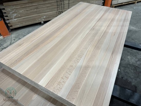 Мебельный щит Бук 40*600*2000 цельноламельный